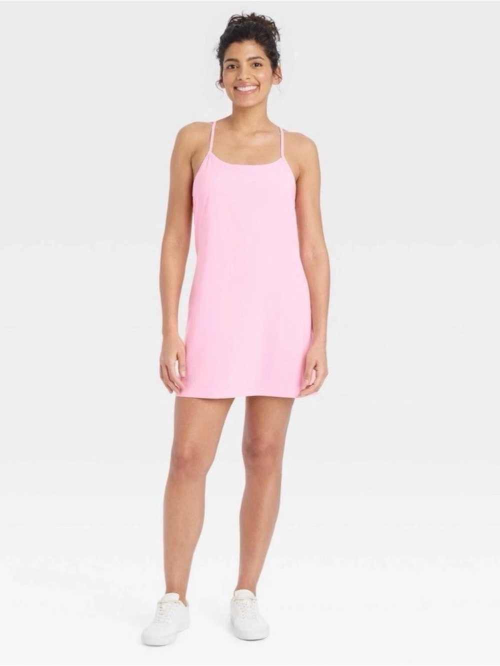All in motion preppy girly hot pink mini athletic dress with shorts🌀